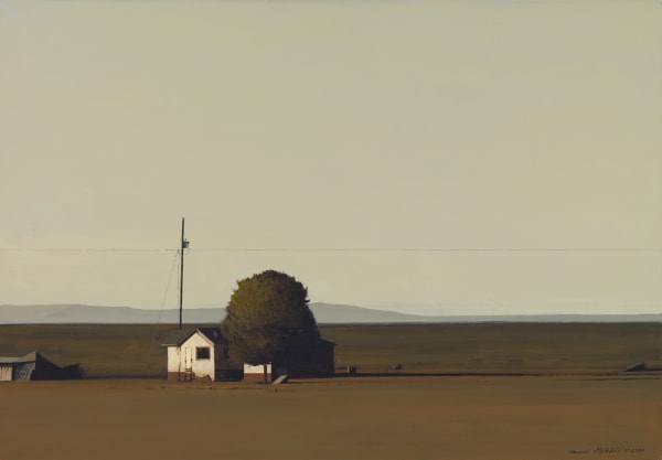 Dean Mitchell Outskirts II , c 2020 Acrylic 22" x 30"