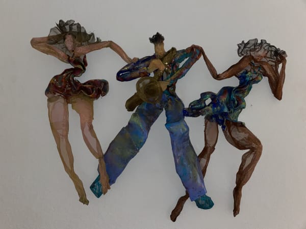 Anyta Thomas Universal Language, 2009 Wire mesh sculpture 35" x 47" x 8"