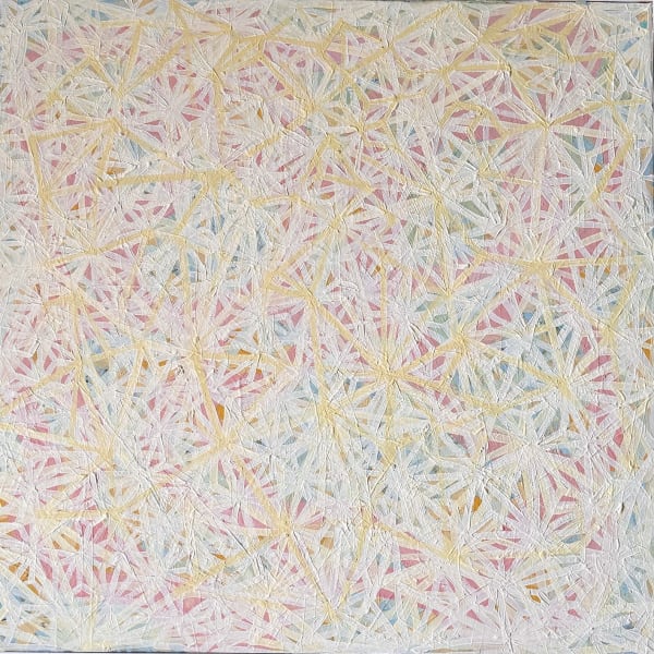 White Grid with Yellow