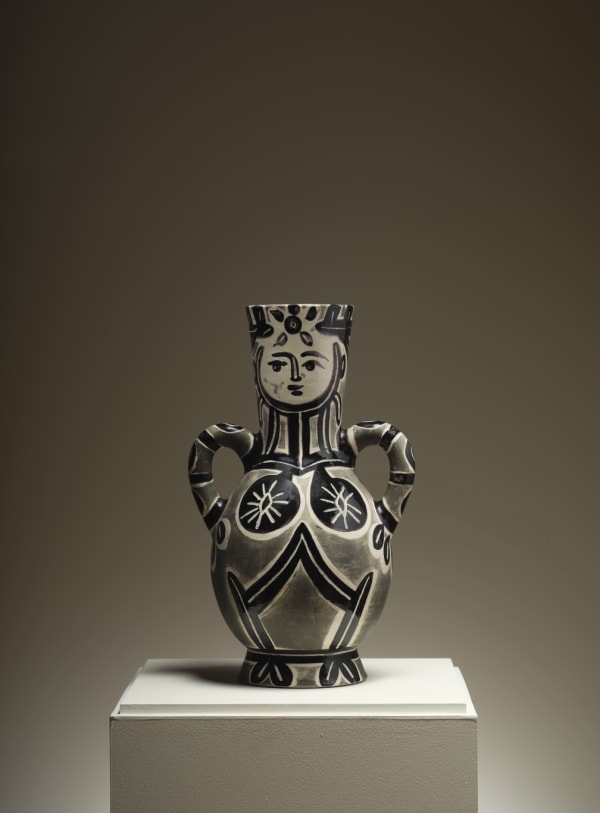 PABLO PICASSO, Vase Deux Anses Hautes (A.R.213), 1952