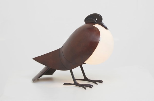 FRANÇOIS-XAVIER LALANNE, Lampe Pigeon, Circa 1991