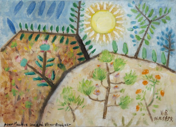 VICTOR BRAUNER, Paysage, 1953
