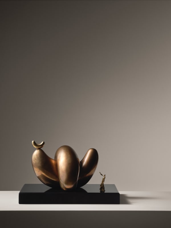 Sculpture de Salvador Dali, "Yang et Yin", 1968