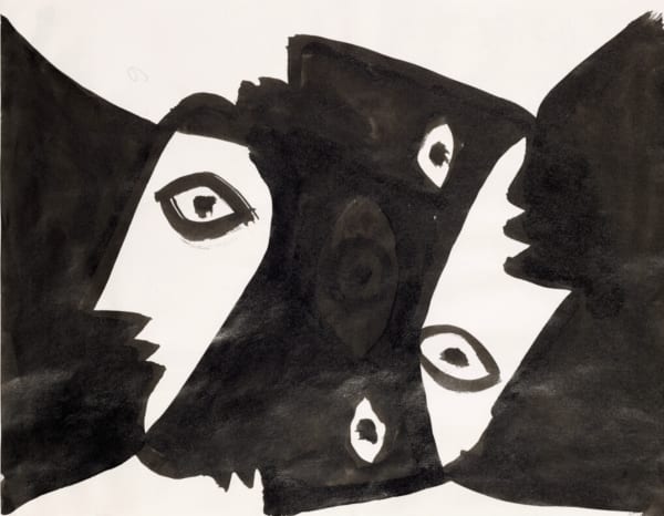 PABLO PICASSO, Visage À Deux Profils, 1959