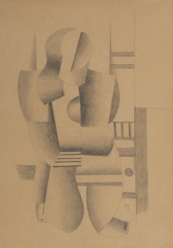 FERNAND LÉGER, Etude pour "Femme à Genoux", 1921