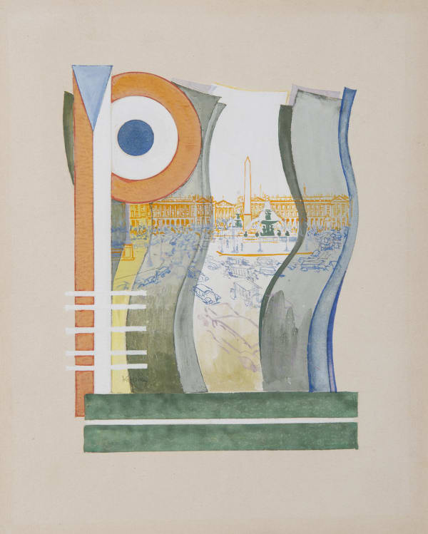 FRANTISEK KUPKA, Paris, Place de la Concorde, 1919-1920