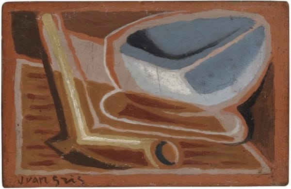 JUAN GRIS, Bol et Pipe, 1924, Huile sur panneau