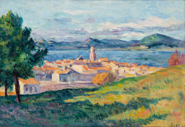 MAXIMILIEN LUCE, Saint-Tropez, vu depuis la Citadelle, 1903-1906