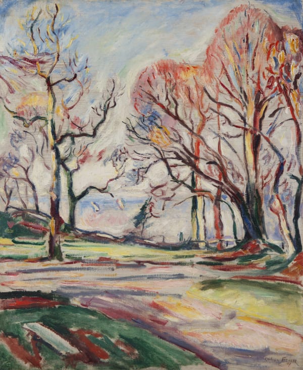 EMILE OTHON FRIESZ, Paysage Avec Arbres, 1907