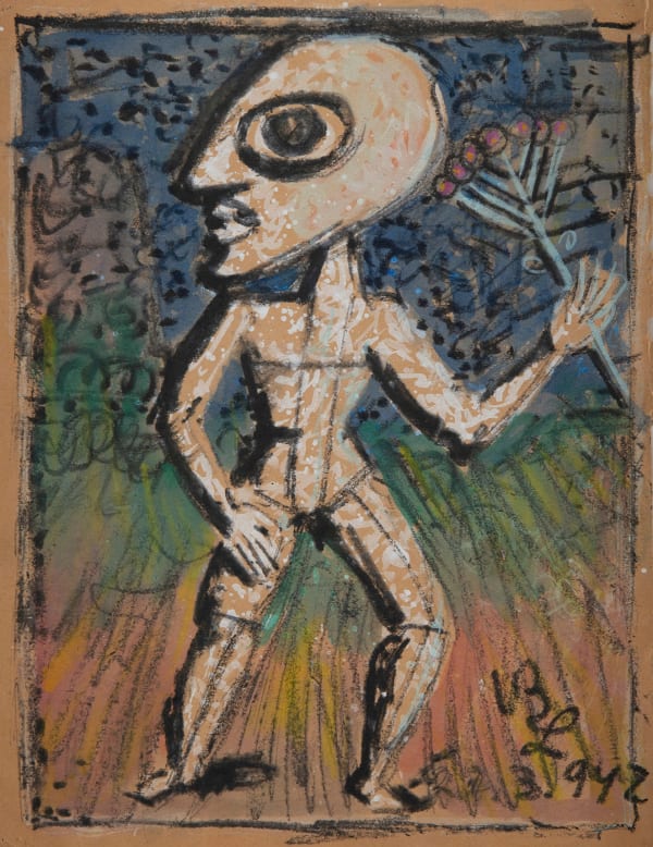 VICTOR BRAUNER, Sans Titre, 1942, Aquarelle, gouache et encre sur papier