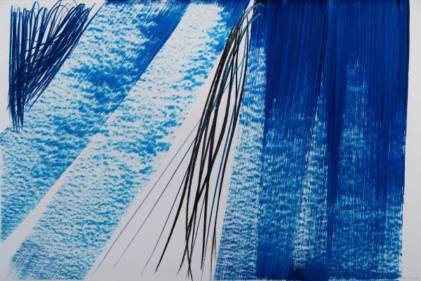 HANS HARTUNG, P50-1975-H14, 1975, Acrylique et pastel sur carton baryté