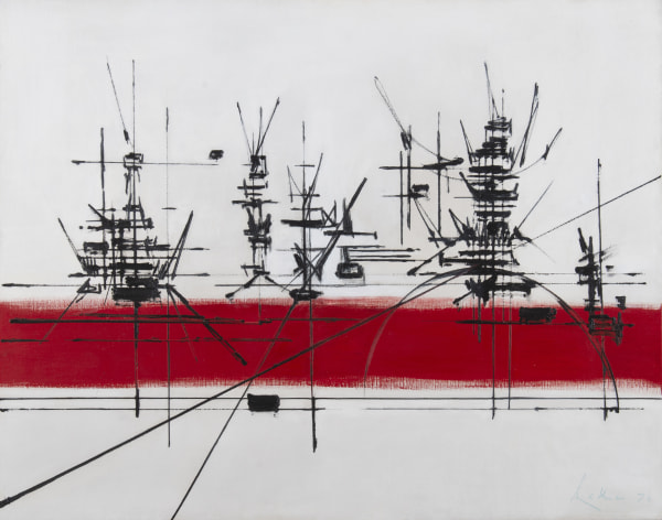 GEORGES MATHIEU, Luischaux, 1970