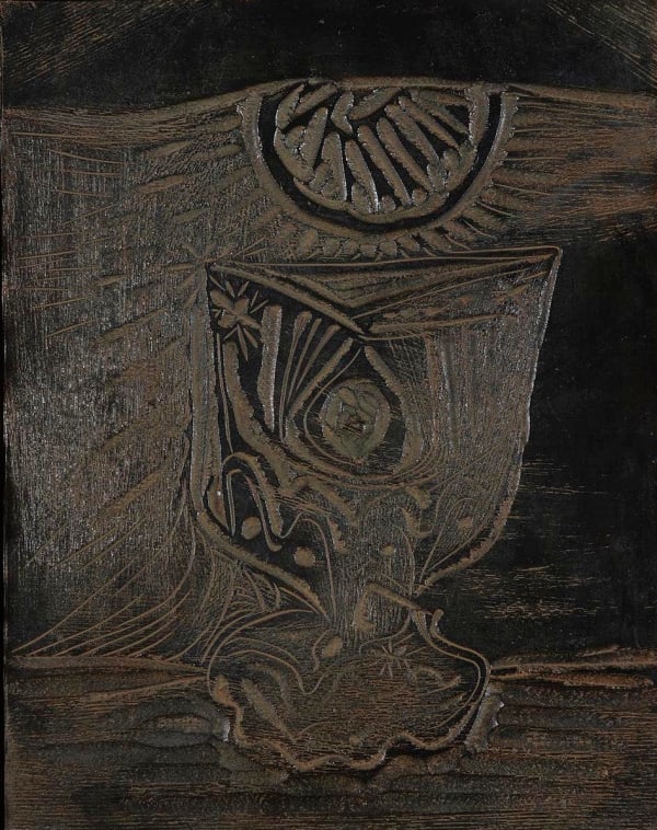 PABLO PICASSO, Le Verre Sous La Lampe, 1964