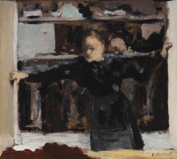 EDOUARD VUILLARD, Marie Ouvrant La Fenêtre , 1893, Huile sur panneau