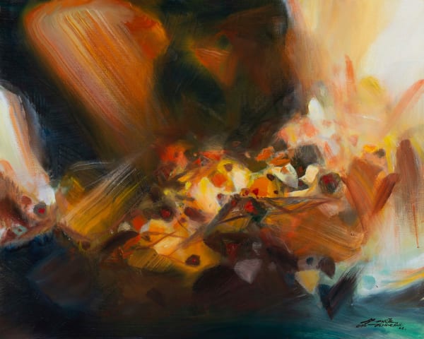 CHU TEH-CHUN, À Bon Port, 2006, Huile sur toile d'origine