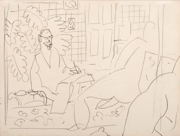 HENRI MATISSE, Le Peintre et son Modèle, 1937