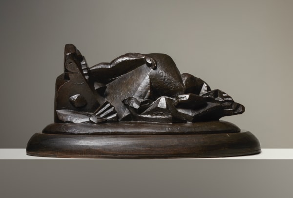 Henri Laurens, Femme À l'Éventail (Woman with a fan), 1919