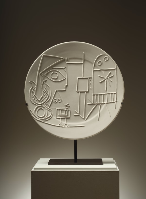 PABLO PICASSO, Jacqueline Au Chevalet (A.R.334), 1956