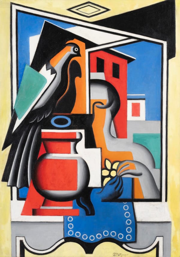 JEAN METZINGER: Femme Au Perroquet - La Fenêtre, circa 1927