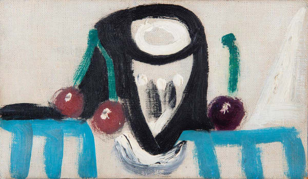 PABLO PICASSO, Verre et Cerises, 1945