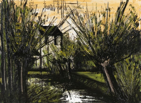 BERNARD BUFFET, Maison dans les arbres, 1981