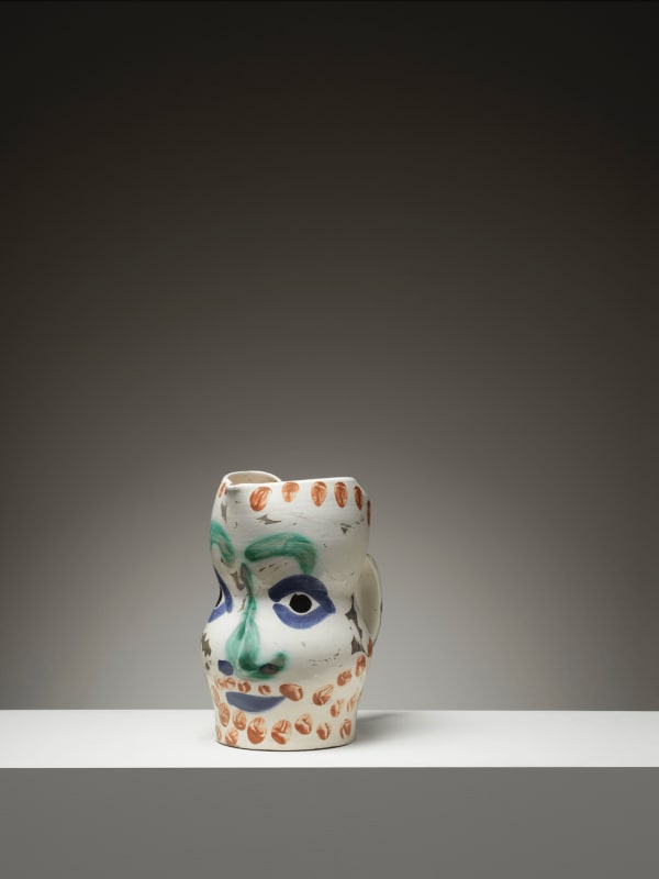 PABLO PICASSO, Visages Aux Points (A.R.610), 1969