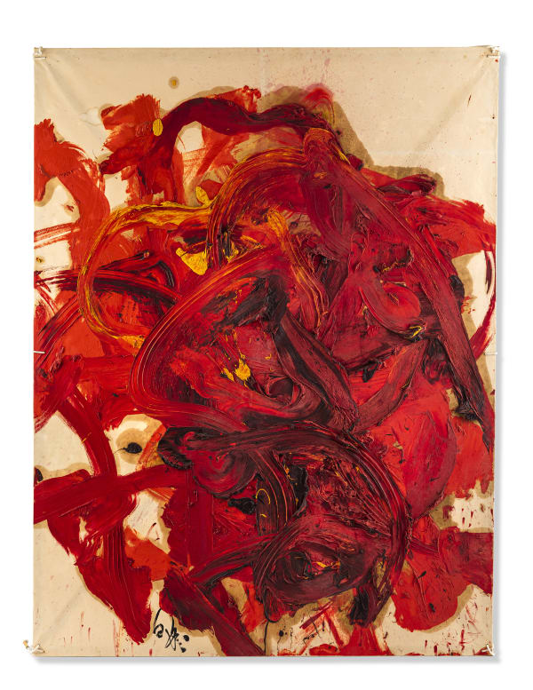 KAZUO SHIRAGA, Purple, 1987-1988