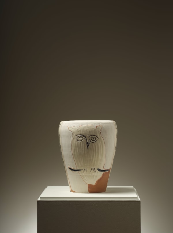 PABLO PICASSO, Visage Et Hibou, (A.R.407), 1958