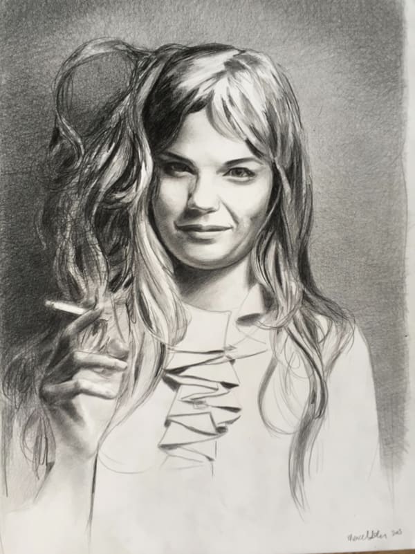 Mercedes Helnwein, Girl Smiling, 2015