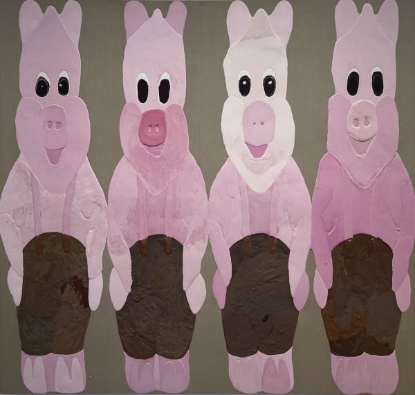 Les quatre grands cochons