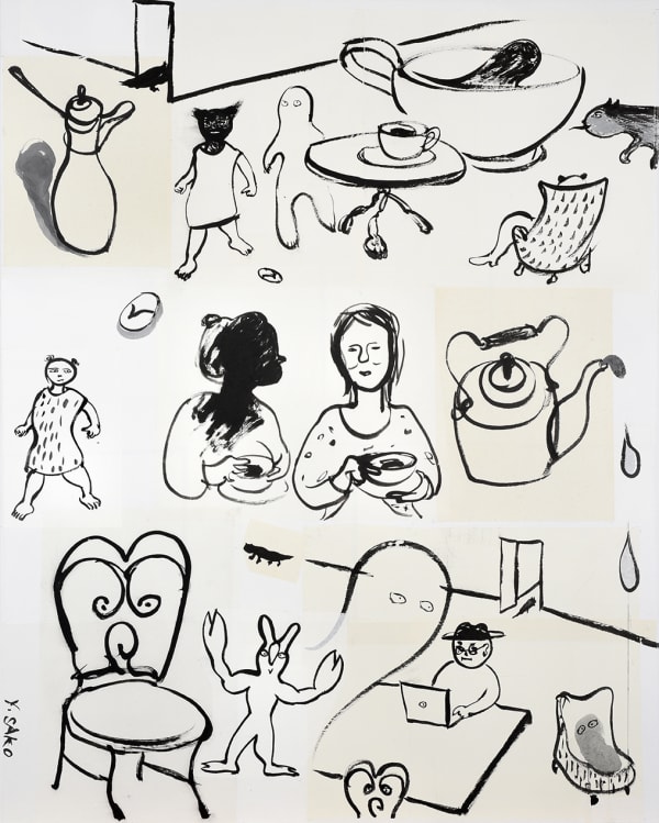 Sako Yachiyo, deux gouttes, 2021