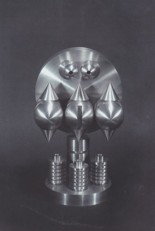 Henri Comby Garnicoules, 1975 Duralinox 30 x 11 x 18 cm 11 3/4 x 4 3/8 x 7 1/8 in Signé et numéroté