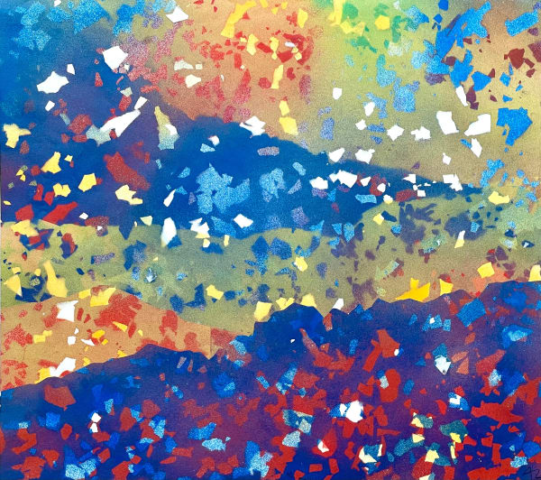 Eclats en paysage, (ou Voie lactée)