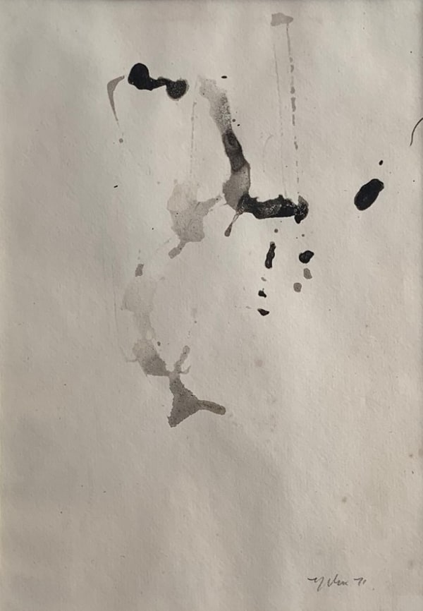 William Johnstone, Untitled Ink brush drawing, c.1970