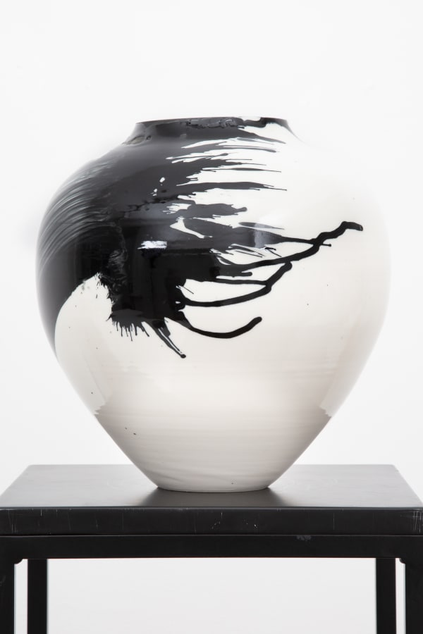 Tom Kemp, Thrown porcelain vessel , 2019