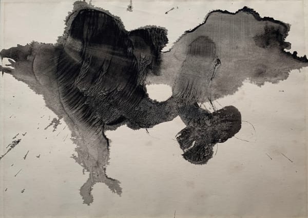William Johnstone, Untitled Ink brush drawing, c.1970