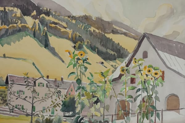 Edith Lawrence, In Schwanden, ca, 1965