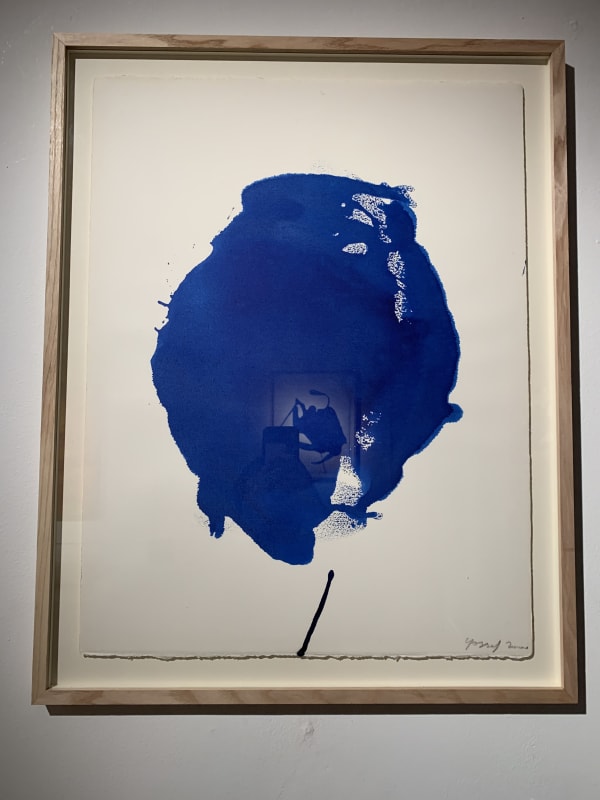 Georges Mathieu Yassef, Blue ink III, 2000