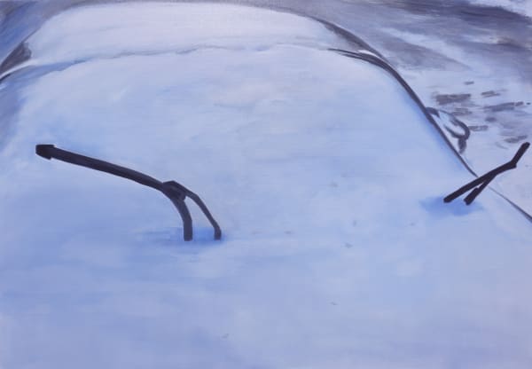 Aglaé Bassens (b. 1986) Poor Visibility, 2021 Oil paint on canvas 28 x 40 inches 71.1 x 101.6 cm