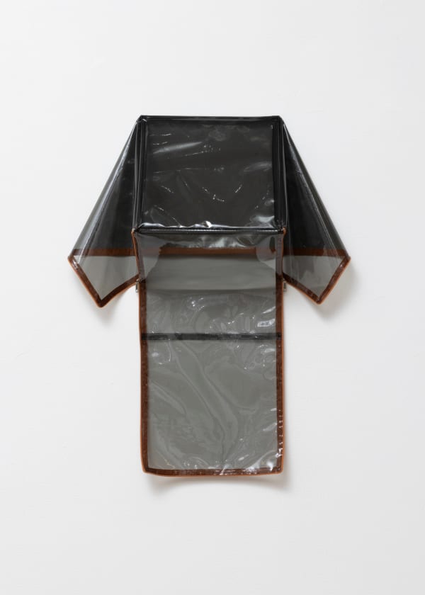 Alina Tenser Head Sleeve, 2024 Vinyl, zipper 26 x 20 x 8 in 66 x 50.8 x 20.3 cm