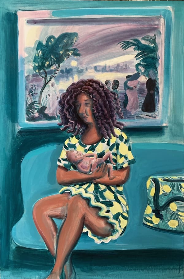 Hilary Doyle, Mother and Child IV (Medusa) , 2021