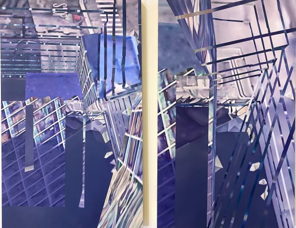 Natalie Birinyi (b.1989) Four World Trade Center (Skyscraper in New York City, New York), 2021 Oil on canvas 30 x 40 inches