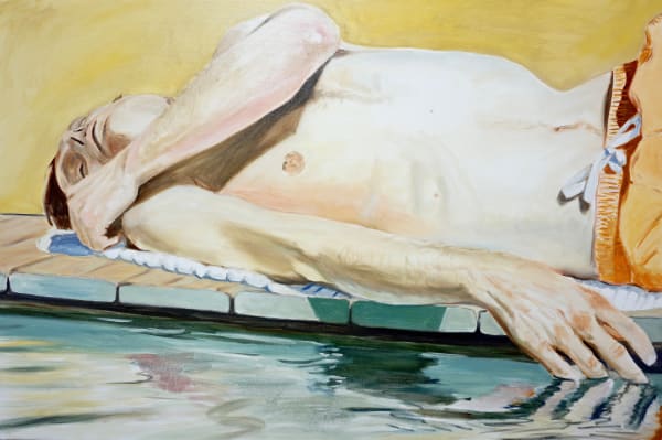 Aglaé Bassens (b. 1986) Remote, 2021 Oil paint on canvas 32 x 48 inches 81.3 x 121.9 cm