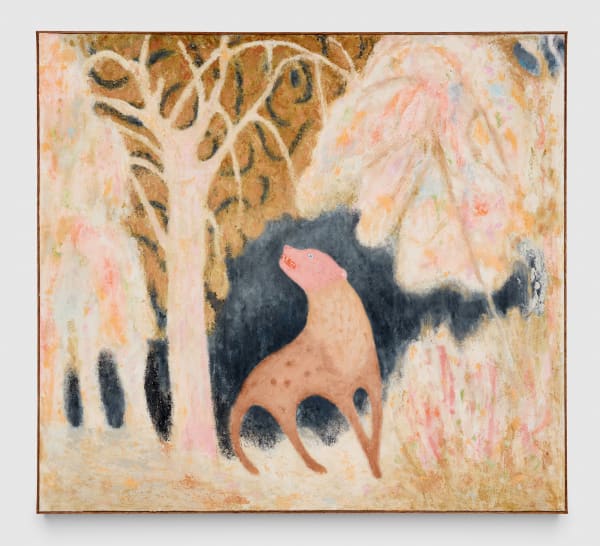 Guy Rubicon, Hyena in the woods, 2024