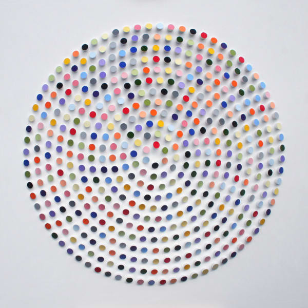 Peter Monaghan, Coloured Dowels, 2017