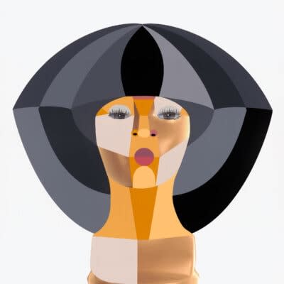 Derrick Adams, Style Variations 5 (Fringe), 2023