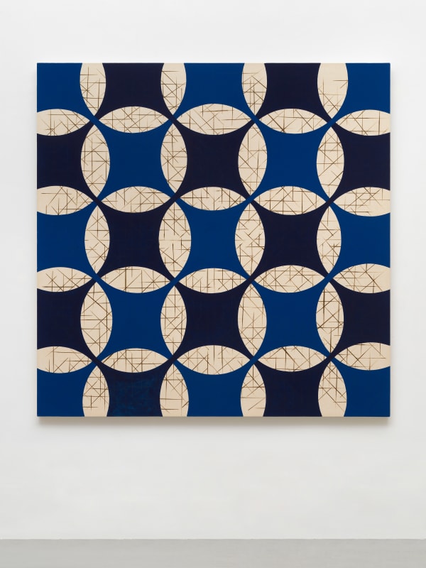 Kathleen Kucka, Blue Cosmos Square, 2022
