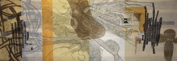 Sarah Amos, Sweet River Night River, 2010