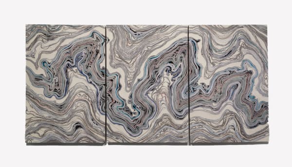 Jessica Drenk, Aggregate Triptych 2, 2023