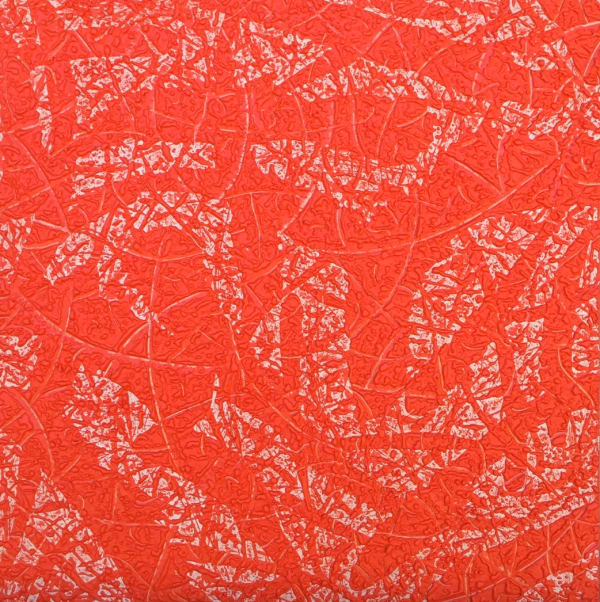 Martin Kline, Orange Allover (and carved), 2020